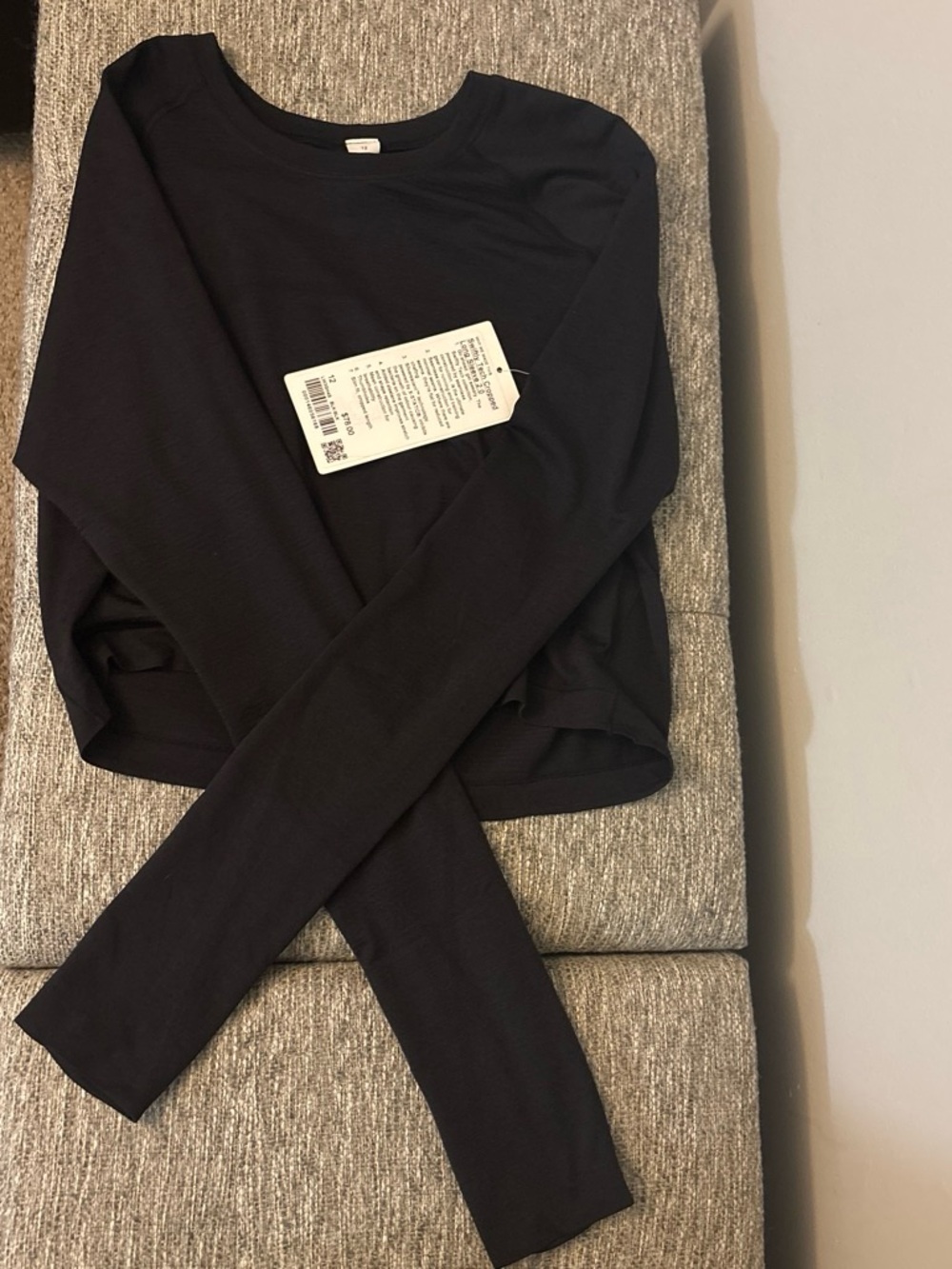 Black Size 12 Lululemon Swiftly Longsleeve